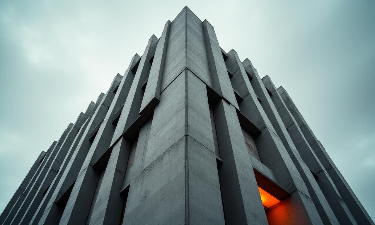 Brutalist architecture in London representing stability